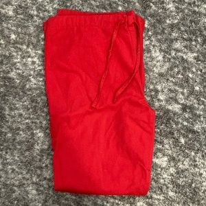 Cherokee workwear scrubs, color red, woman’s size small(fits up to a medium)